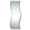 Custom Wall Mounted Silvered Mirror Glass Beveled , 2mm / 3mm Wave Mirror