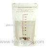 Safe Laminated Plastic Packaging Bags / Breast Milk Bag With Double Zipper