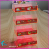Wholesale 4-tier 6-bins Rotating Phone Chargers Stand Clear Counter Top Display Acrylic Phone Accessory Display Case