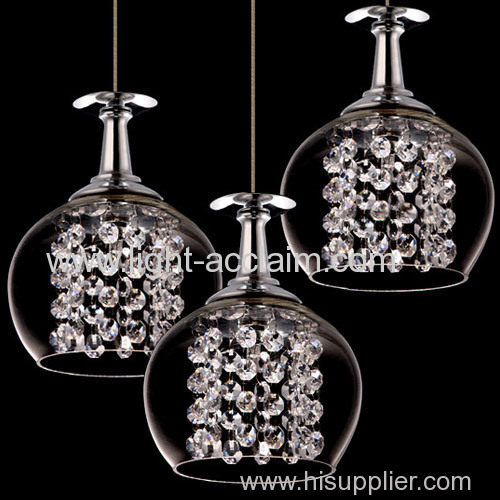 European and American style dining room wine glass chandelier for sale