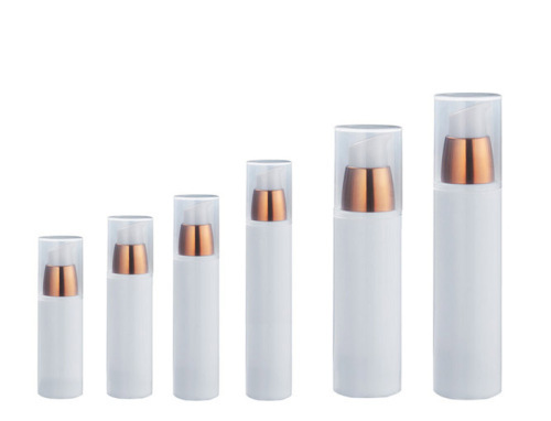 20/30/40/50/80/100 straight round pp airless bottle for cosmetic packaging