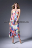 2015 Long Summer beautiful Print Maxi Dress