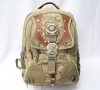 Latest design leisure canvas backpack