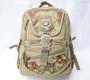 Stylish fshion canvas backpack