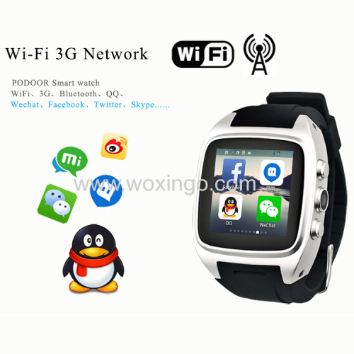 3G smart watch with pedometer 