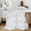 Grid Embossing Cotton Duck Down Feather Quilt / Luxurious Washed Thick Comforter