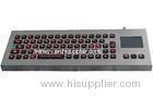71 Keys Desk Top Military PC Keyboards With Touchpad , Backlight