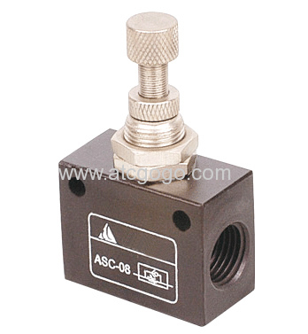 Flow control valves 1/8" 1/4" air check valve 3/8" 1/2" black hand valve