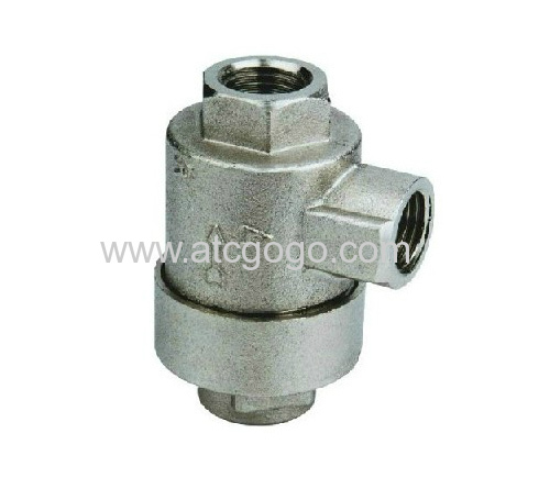 Flow control valves 1/8" 1/4" air check valve 3/8" 1/2" black hand valve