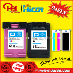 New Version HP 61XL V1 Ink Cartridge Color Show Ink Level