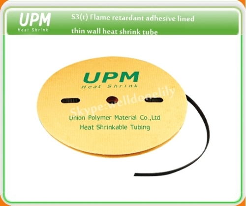 S3(t) Flame Retardant Adhesive Lined Thin Wall Heat Shrink Tube