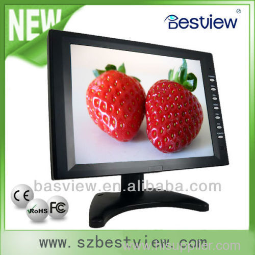 10.2 inch 4 wire resistive touch screen monitor 