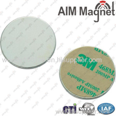 N35 D10 x 1.5mm3M adhesive neodymium magnet used for google cardboard