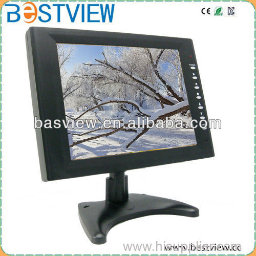 10.2 inch 4 wire resistive touch screen monitor 
