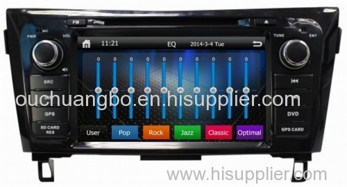 ouchuangbo Nissan QashQai 2014 autordio DVD gps navi