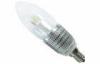 Energy Efficient 7 Watt Dimmable Candle Led Light Bulbs Clear Cover For Home