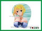 Japanese Girl Sexy Breast Mouse Pad with Wrist Rests