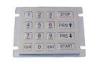 IP65 dynamic rated vandal proof Vending Machine Keypad with short stroke with 16 keys, rear mounting