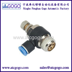 fast connector 8mm 1/8 pneumatic mini air throttle valve fitting 6mm 1/4 for cylinder flow control