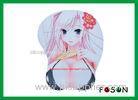 3D Beauty Wrist Eest Breast Mouse Pad With Washable Durable