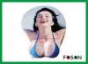 Custom Breast Mouse Pad with gel wrist support , ergonomic mat Eco Friendly