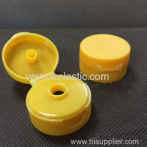 38mm/400 cream bottle plastic flip top cap