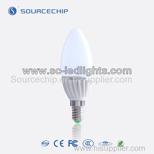 E14 led candle bulb 5W high quality candle light