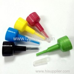 20mm Plastic colorful sharp mouth cap