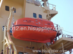 SOLAS Approved Totally Enclosed Life/Rescue Boat with Davit