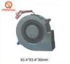 Black 93.4mm 12V DC Blower Fans , low noise DC brushless fan