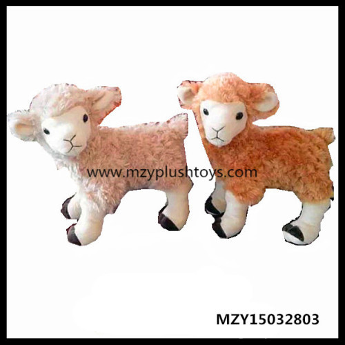 32cm Stock New Design Safety Material Plush Stuffed Sheep Simulation Animals Toys
