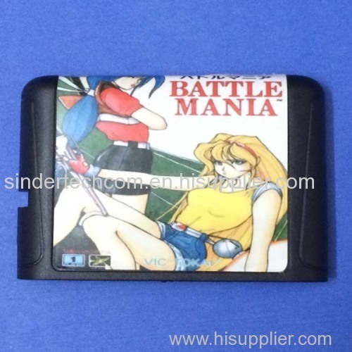 Battle Mania MD Game Cartridge 16 Bit Game Card For Sega Mega Drive / Genesis