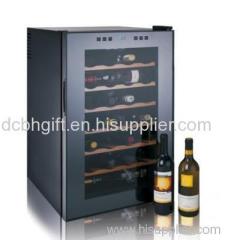 28 Bottles 70L Wine Cooler Single Zone (Thermoelectric Wine Cooler Wine Cellar)