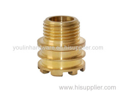 Male and female bathroom brass compression swivel fitting