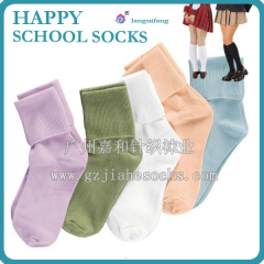 Children Cotton Sock Ribbed School Socks
