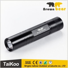 300lm zoomable 3-mode waterproof most powerful led flashlight torch