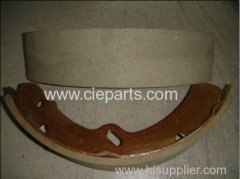 non-asbestos brake shoe which used for Nissan pick-up