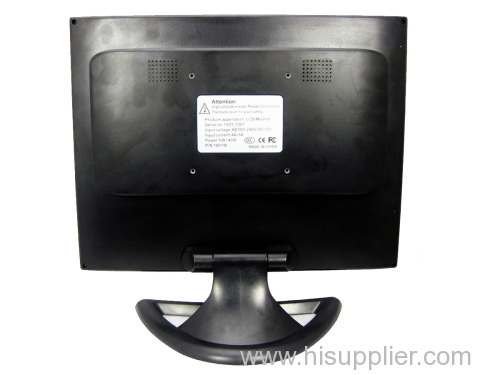 17 inch industrial lcd monitor with vga av hdmi dvi input 
