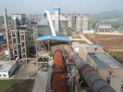 Cement Rotary Kiln Production Line with fire brick