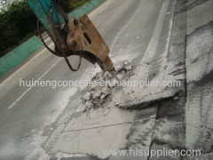 Bridge surfacing layer hole repair with huineng concrete patch mortar