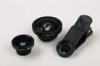 Black Optical Glass Smartphone Camera Lens Kit / Mobile Phone Accessories