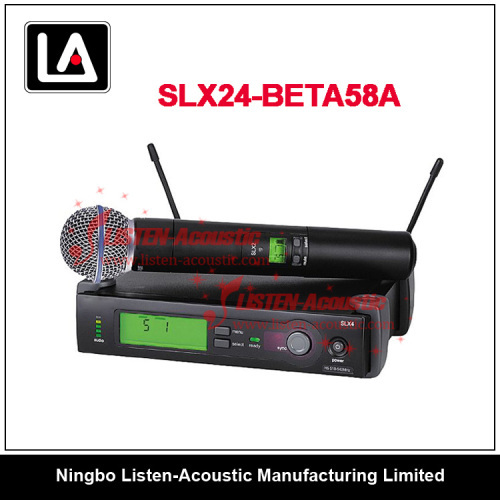 Excellent quality UHF Handled Wireless Microphone SLX24 / BETA58A