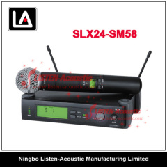 Professional UHF Dual Wireless Microphone SLX24 / SM58