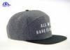45% Wool 55% Polyester Snapback Baseball Caps Custom Embroidered Baseball Hats