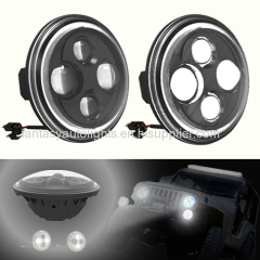 led lightaftermarket headlights 2015 popular wholesale high performance Mustang headlights wrangler 7 inch led headlight