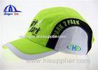 5 Panel Embroidery Sports Baseball Caps With 100% Polyester Material