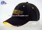 OEM Cotton Custom Baseball Caps with Contrast Sandwich and Eyelets , Fashion Baseball Cap