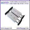 Dual rod sliding table cylinders aluminum airtac type pneumatic double acting cylinder