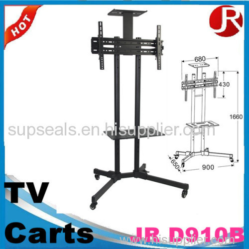 LCD / TV mobile floor Stand LED LCD plasma tv cart with wheels