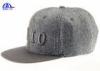 Fashion Adjusted Snapback Embroidery Baseball Cap and Hat with 15% Wool 85% Polyester